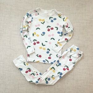 Hanna Andersson Organic Cotton Colorful Cherries Pajama Set Size 5